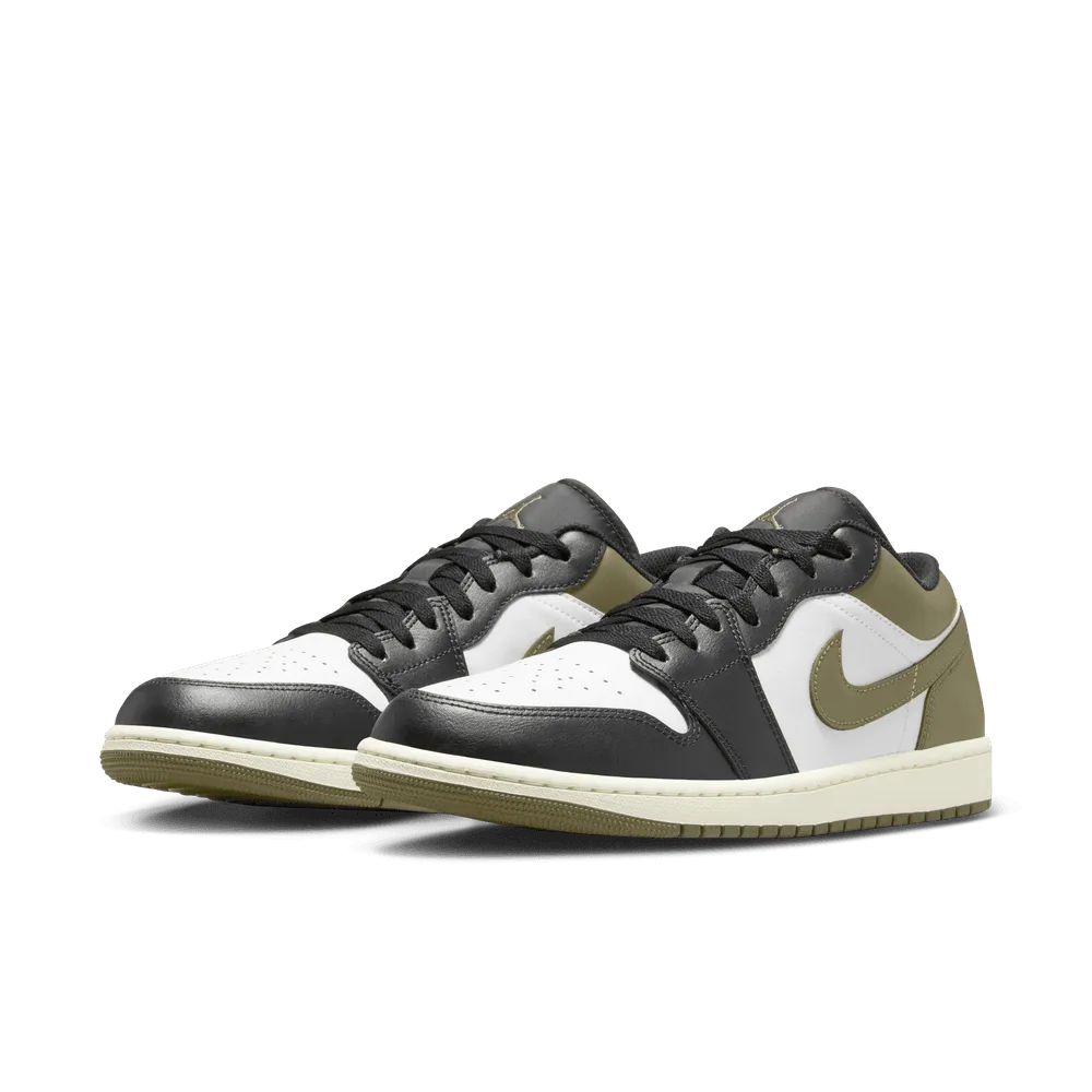 Air Jordan 1 Low 'Black Toe Medium Olive'