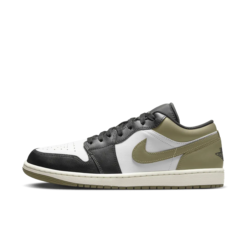 Air Jordan 1 Low 'Black Toe Medium Olive'