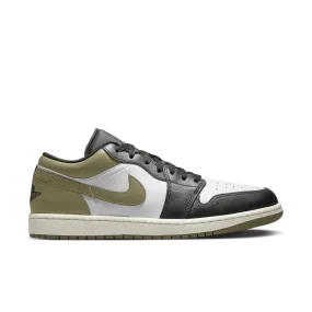 Air Jordan 1 Low 'Black Toe Medium Olive'