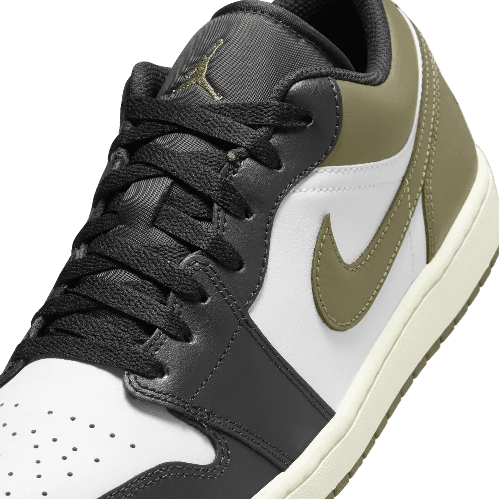 Air Jordan 1 Low 'Black Toe Medium Olive'