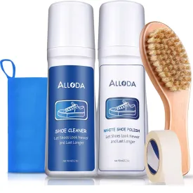 Alloda | Shoe Cleaner | White Shoe Polish | Shoe Cleaning Kit | White Shoe Cleaner