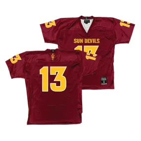 Arizona State Football Maroon Jersey - Christian Hunt