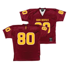 Arizona State Football Maroon Jersey - Jayden Fortier