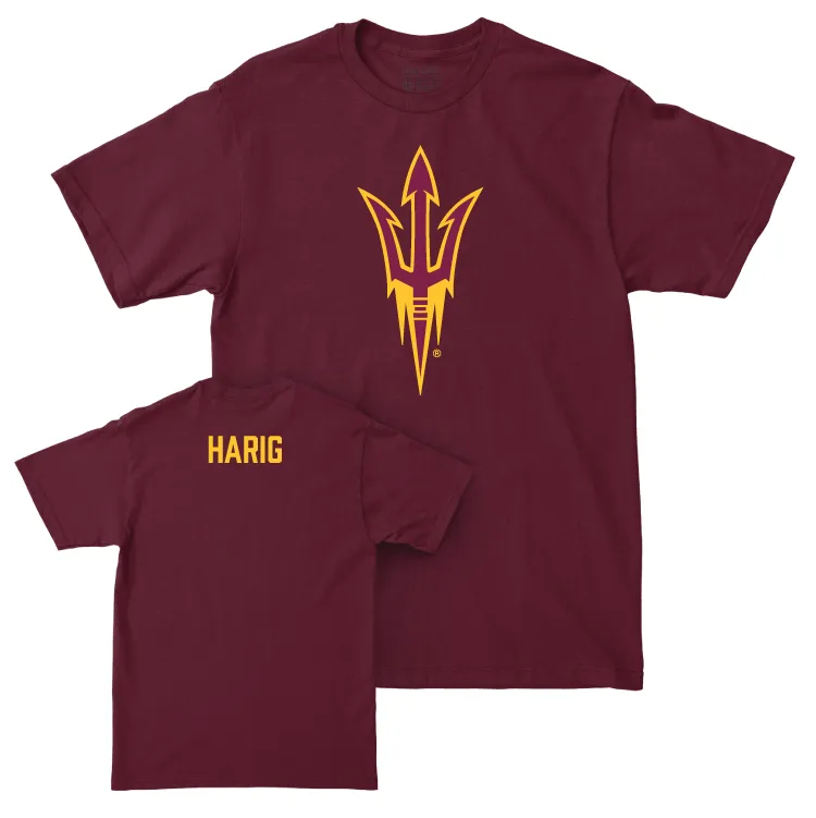 Arizona State Football Maroon Legacy Tee - Cameron Harpole