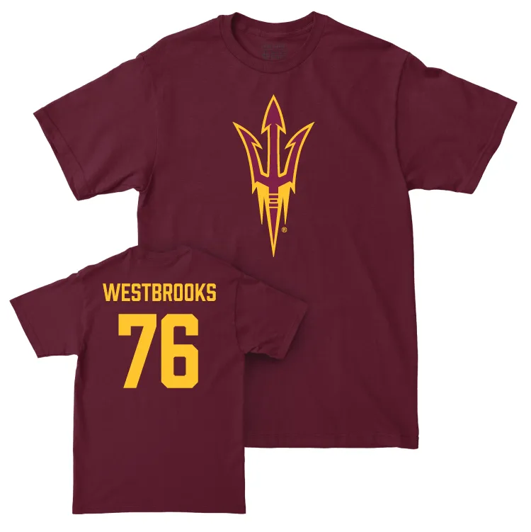 Arizona State Football Maroon Legacy Tee - Champ Westbrooks