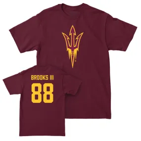 Arizona State Football Maroon Legacy Tee - Harold Brooks III