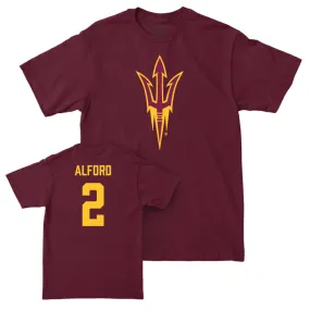 Arizona State Football Maroon Legacy Tee - Xavion Alford