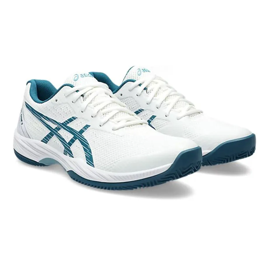 Asics 1041A358 Gel Game 9 Clay Omni Court Mens 102 White/Restful Teal