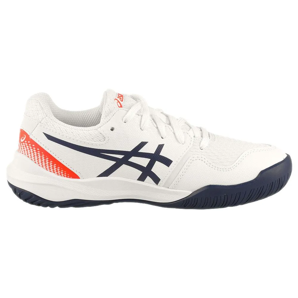 Asics Junior Gel-Resolution 9 GS - White/Blue Expanse