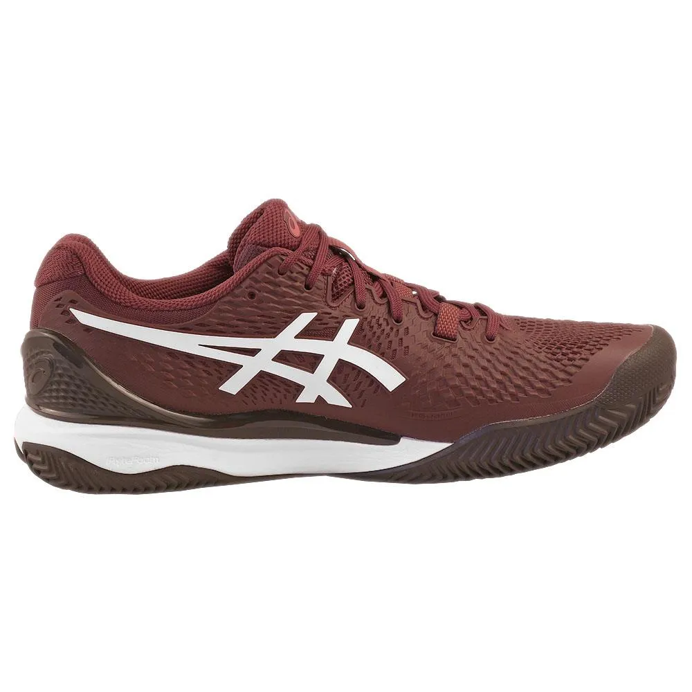 Asics Men's Gel-Resolution 9 - Clay - Antique Red/White