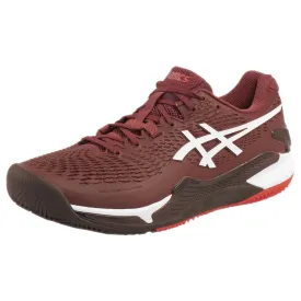 Asics Men's Gel-Resolution 9 - Clay - Antique Red/White