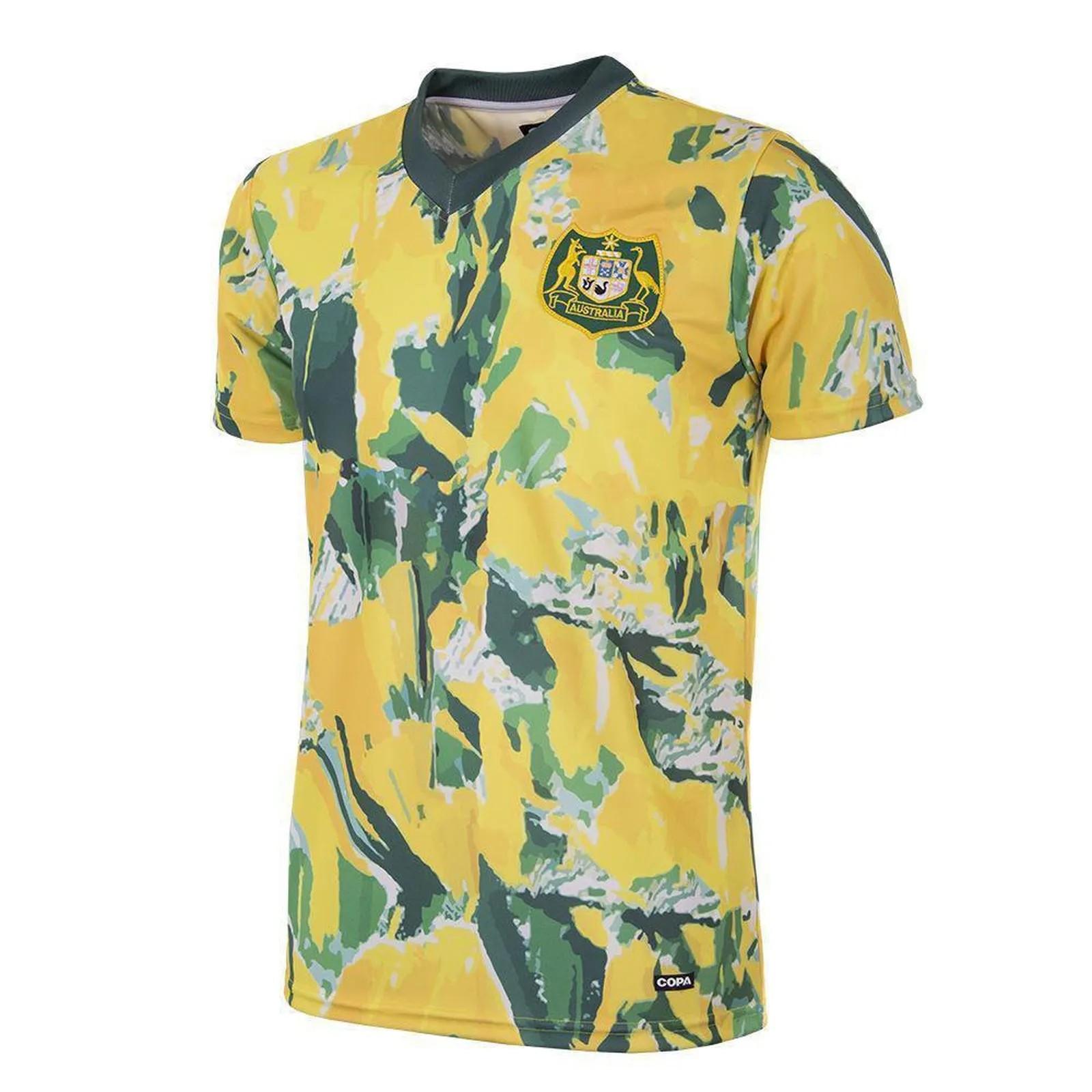 Australia Socceroos Men's Spew 1990 - 1993 Retro Football Jersey By Copa