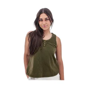 Aventura Women's Essex Tank Top - Dusty Olive - ONLINE STORE CREDIT/EXCHANGE ONLY