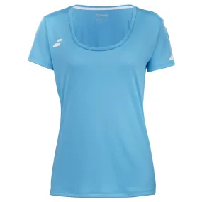 Babolat Play Cap Sleeve Girl Top 4124 - Cyan Blue