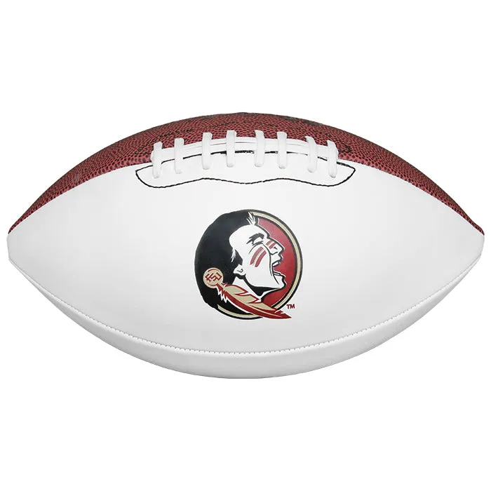 Baden Autograph Football with Seminole Head