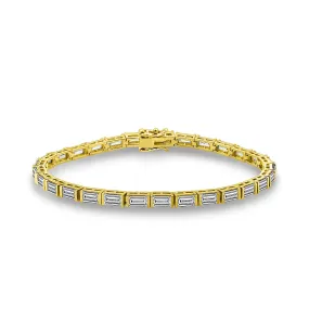 Baguette Horizontal Classic Tennis Bracelet