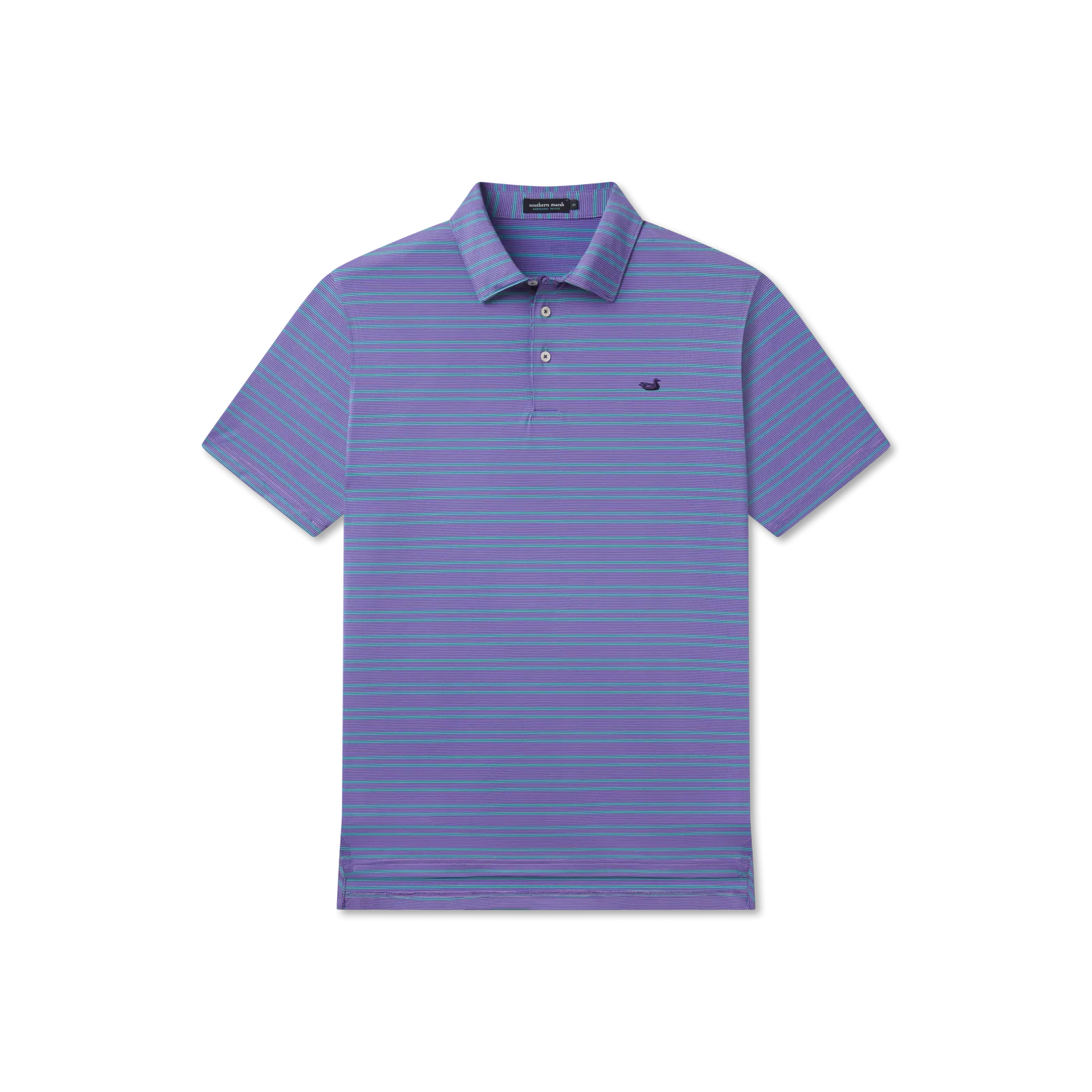 Bermuda Performance Polo - Naples Stripe