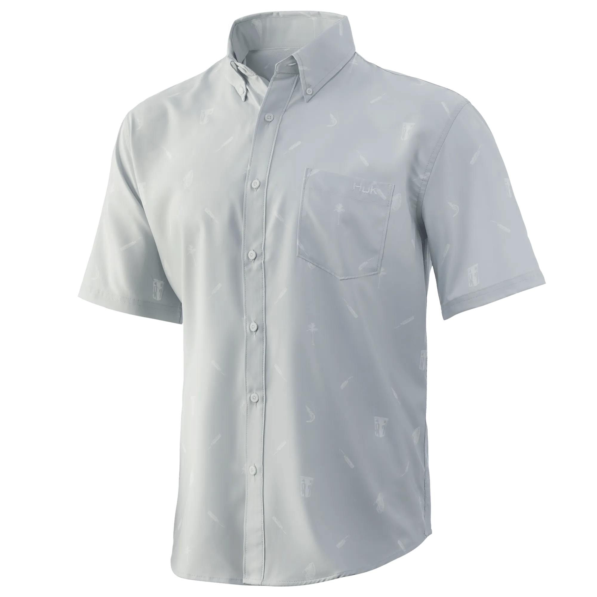 Big Shrimpin Performance Sport Shirt- Lowcountry Glacier