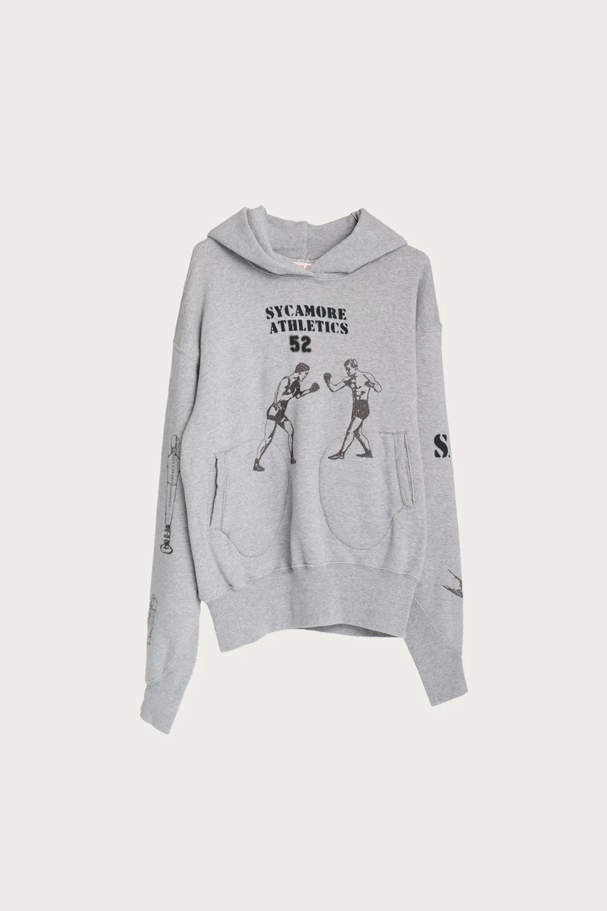 Boxing Hoodie - Heather Grey