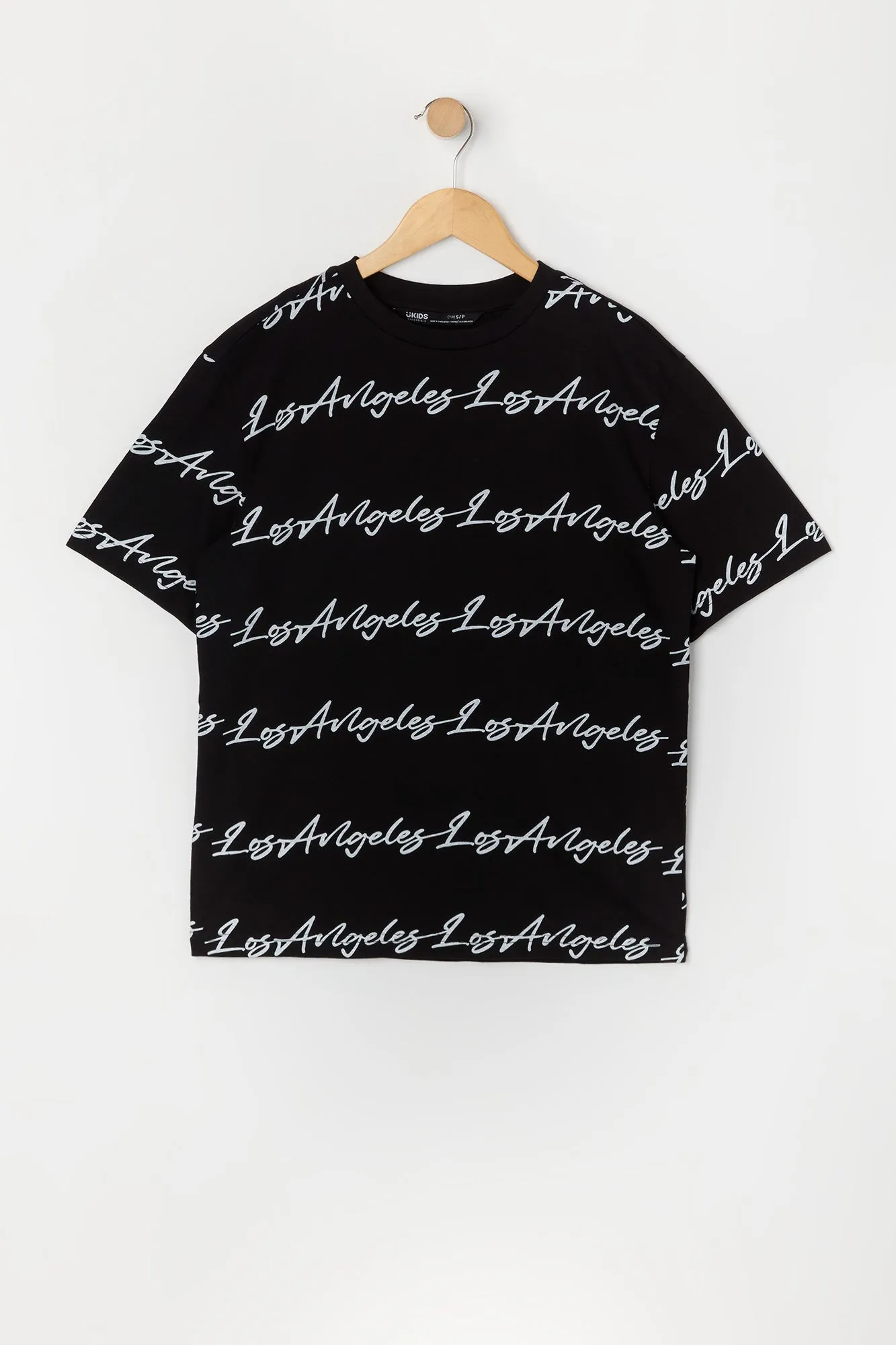 Boys Los Angeles Script Print T-Shirt