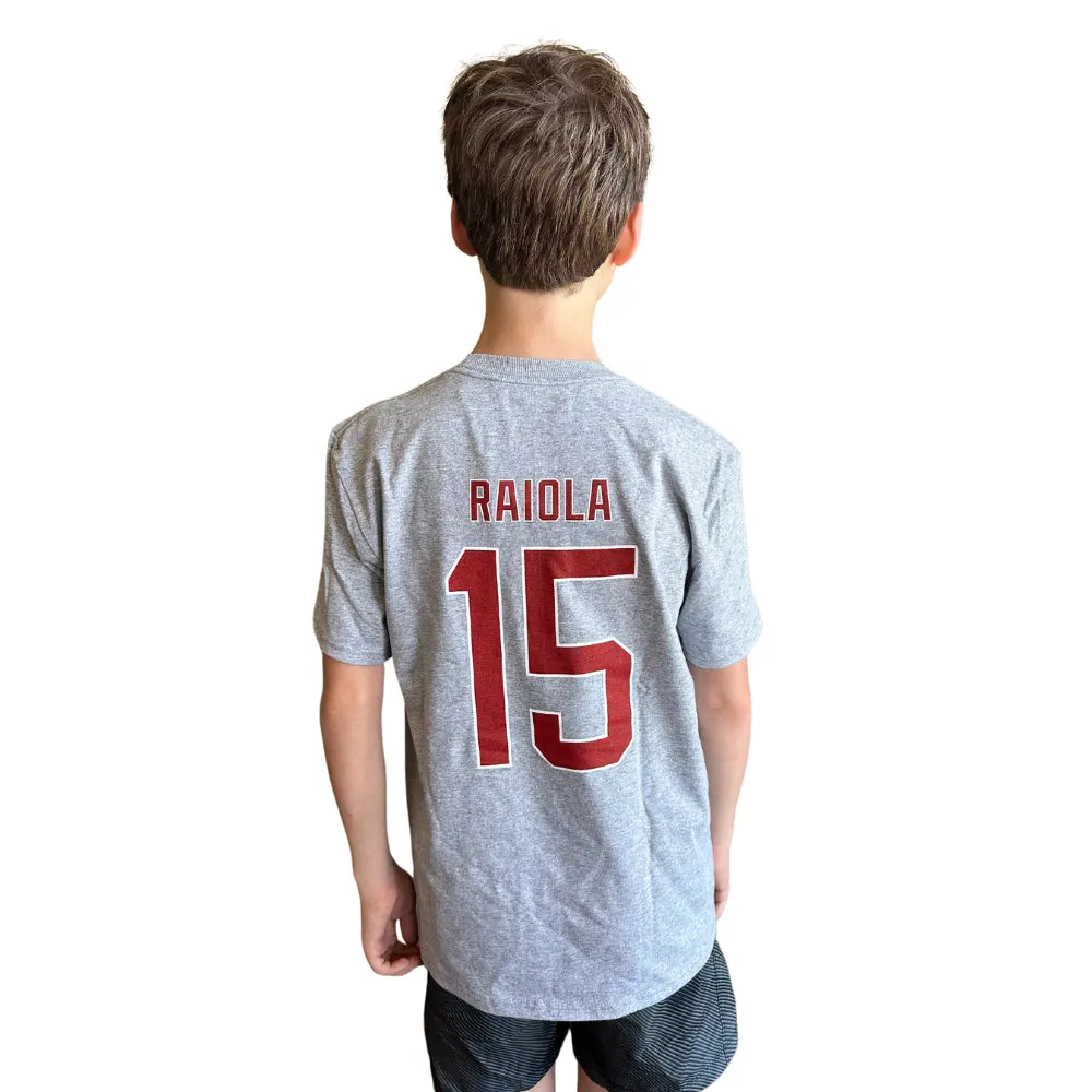 Boys' Nebraska Huskers Youth Dylan Raiola Football T-Shirt