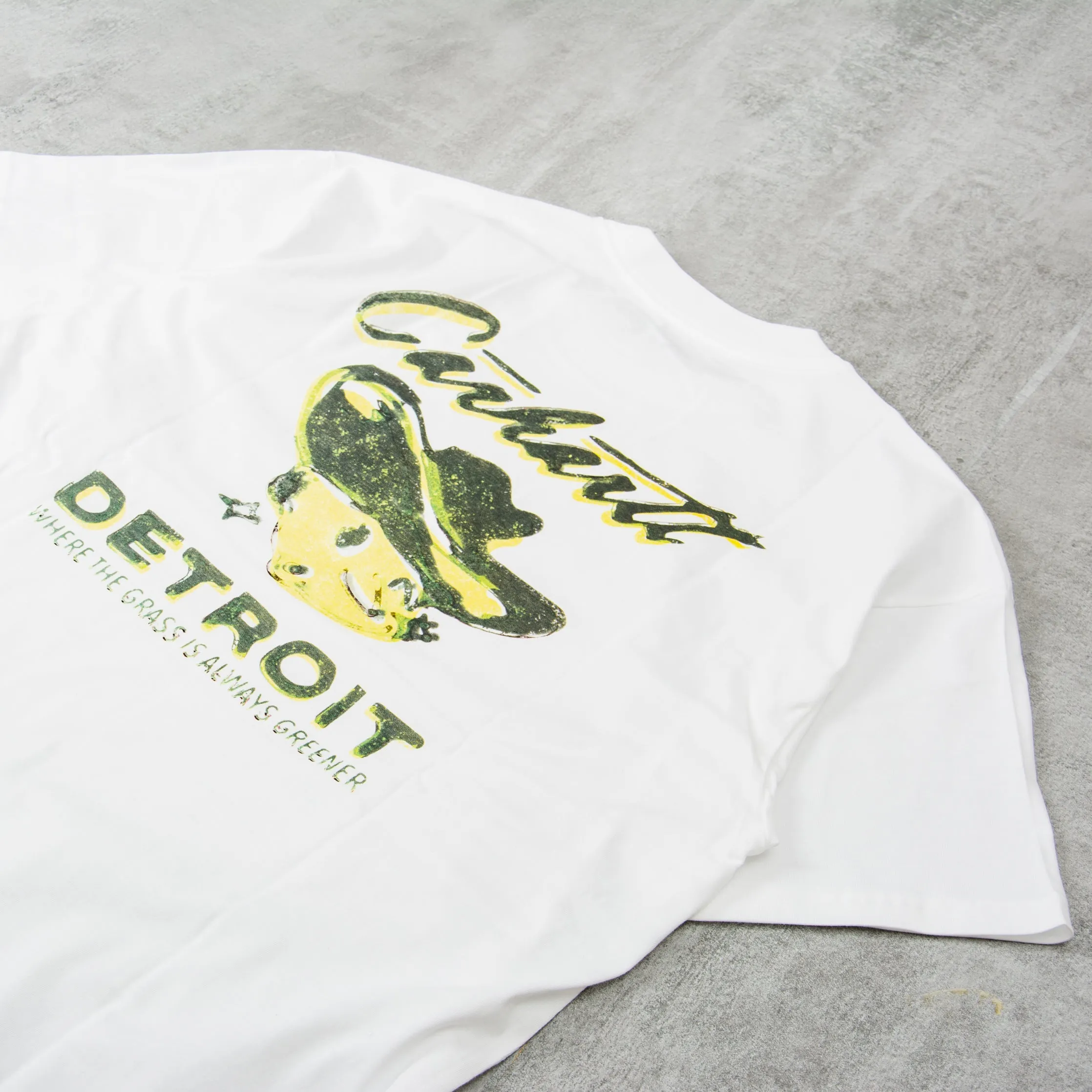 Carhartt WIP Green Grass Tee - White