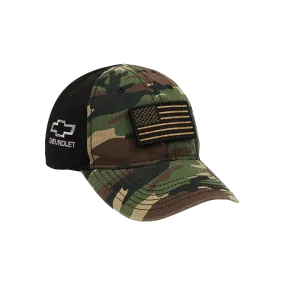 Chevrolet Bowtie Tactical Cap With Flag Patch