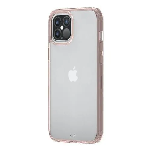 Clear Rose Gold Hard Shell Case - iPhone 12 Pro Max