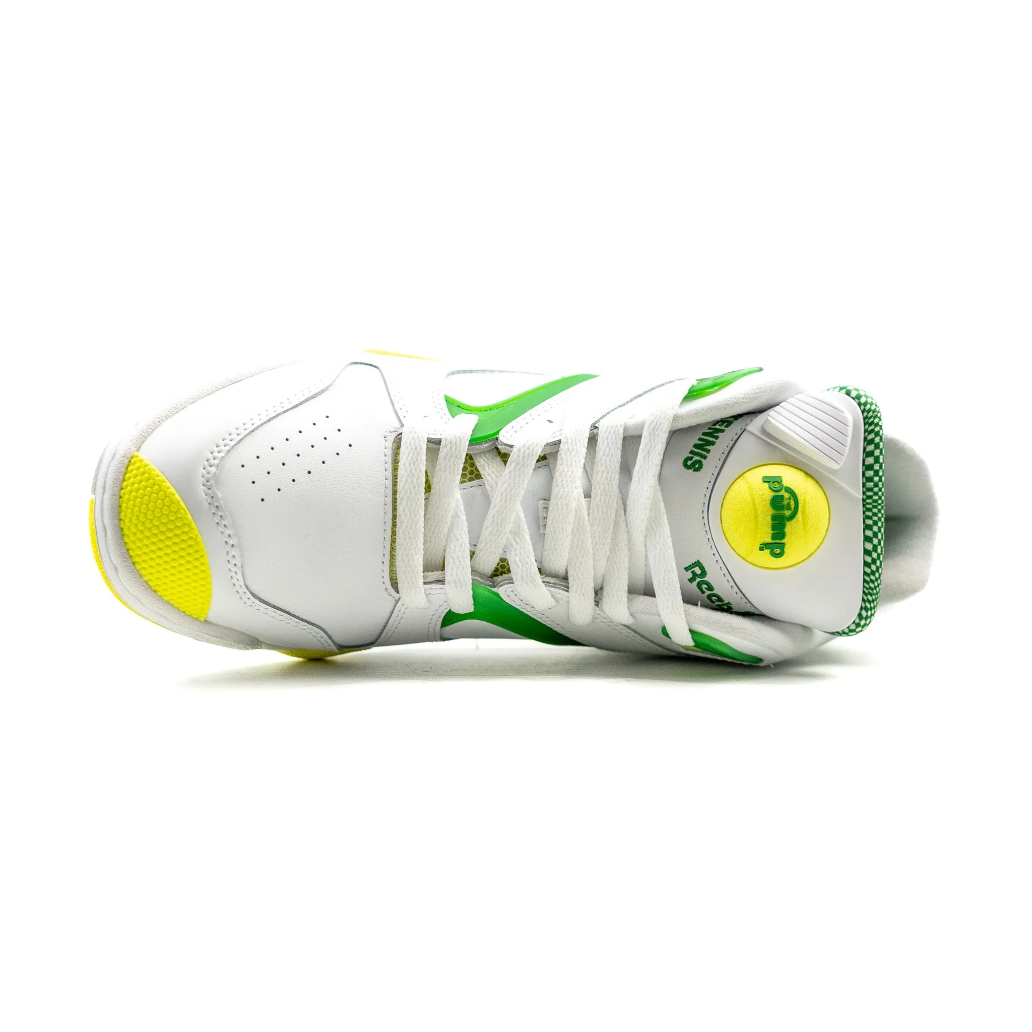 COURT VICTORY PUMP WHITE | GLEN GREEN | ACID YELLOW