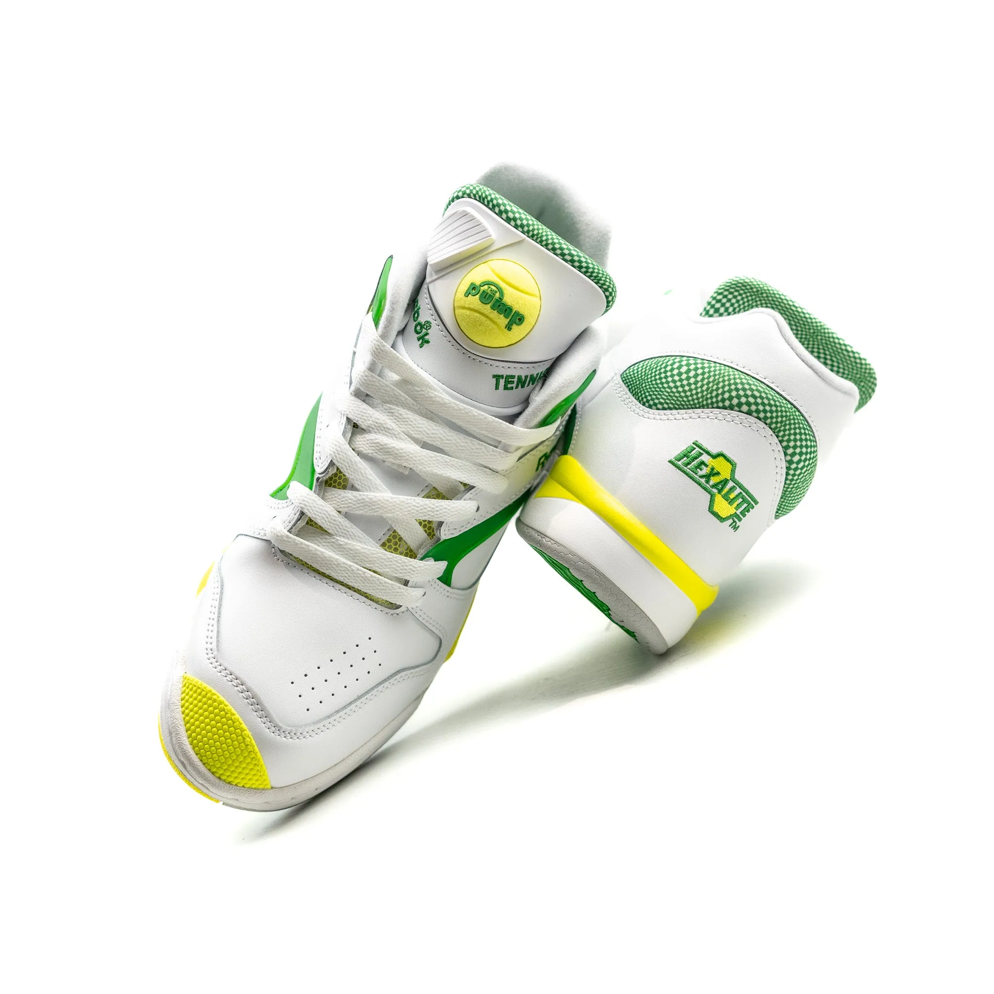 COURT VICTORY PUMP WHITE | GLEN GREEN | ACID YELLOW