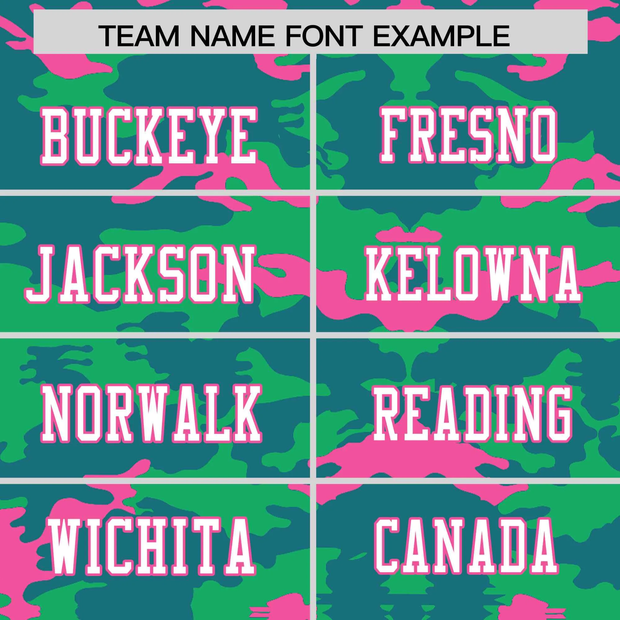 Custom Aqua Light Green-Pink Personalized Camo Authentic Football Jersey