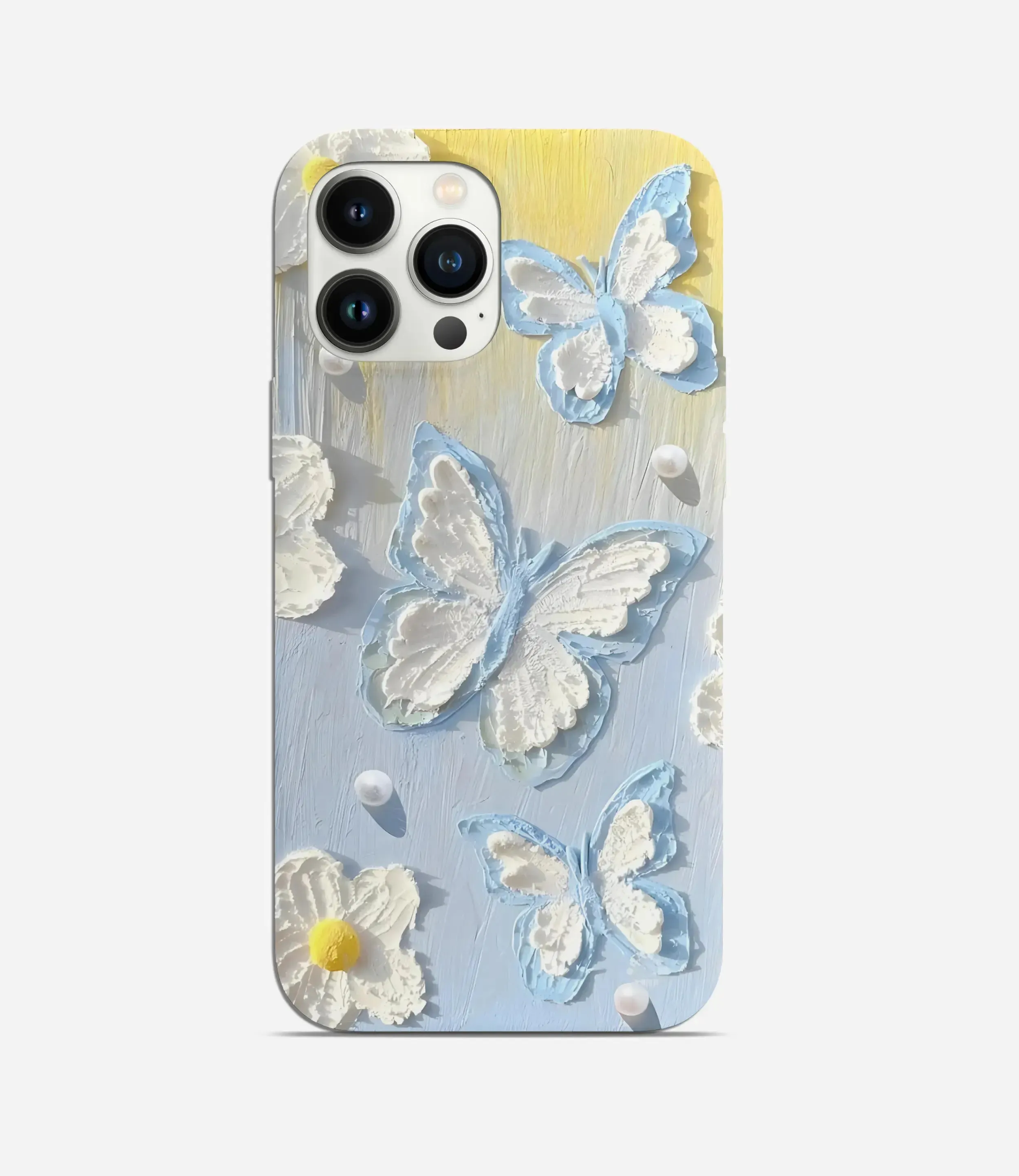 Daisy Butterfly Hard Phone Case