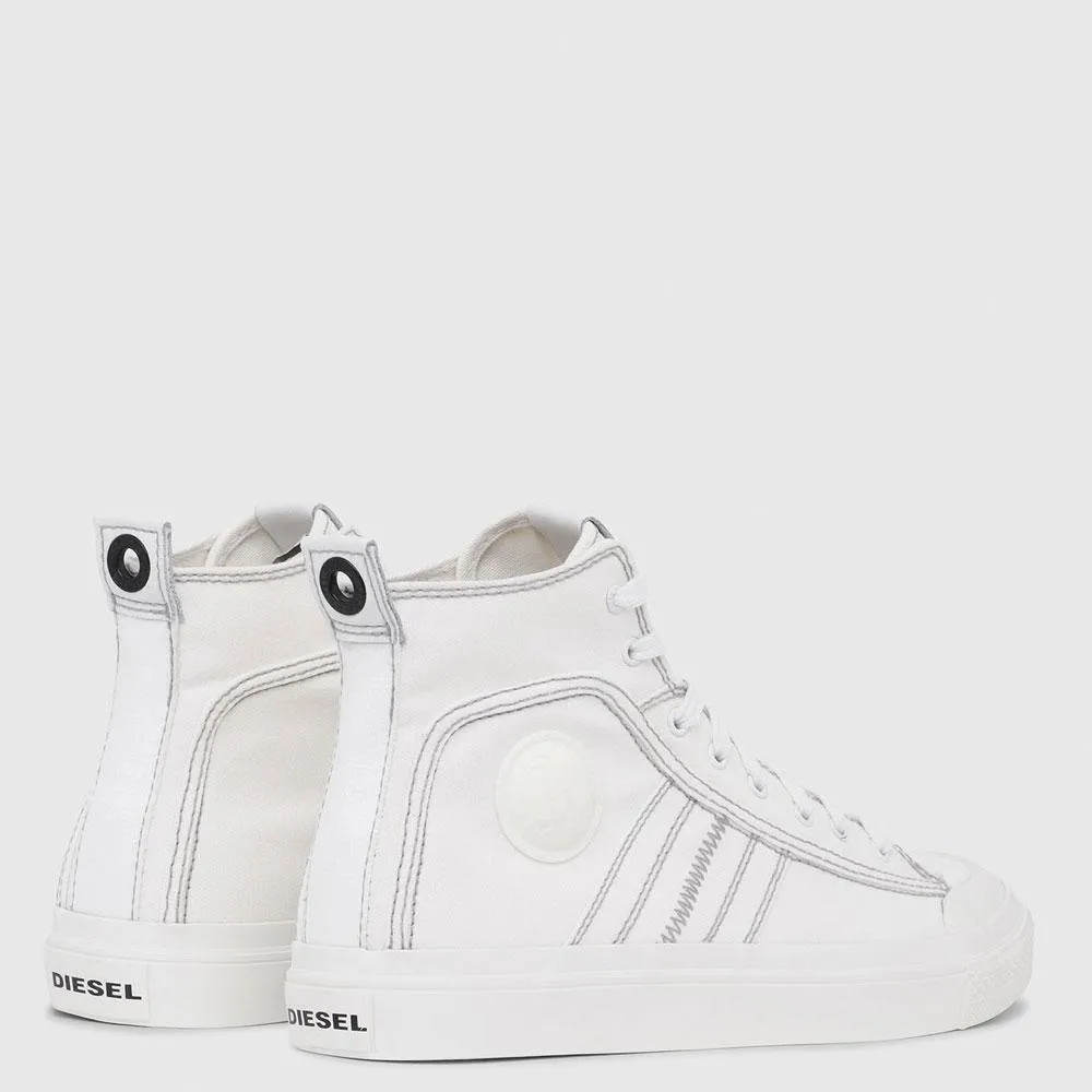 Diesel  S-Astico Mid Lace  Hi Top Trainers - White