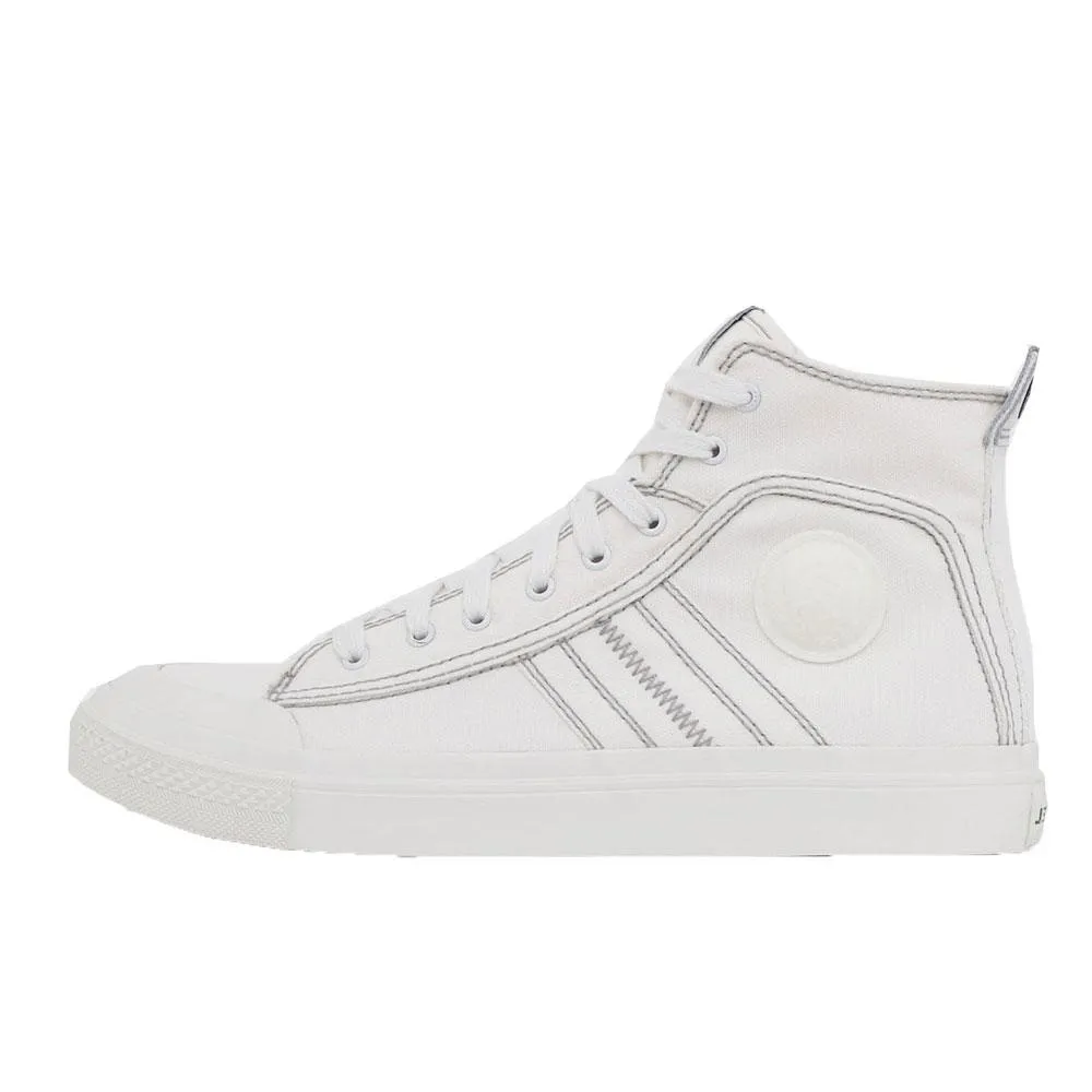 Diesel  S-Astico Mid Lace  Hi Top Trainers - White