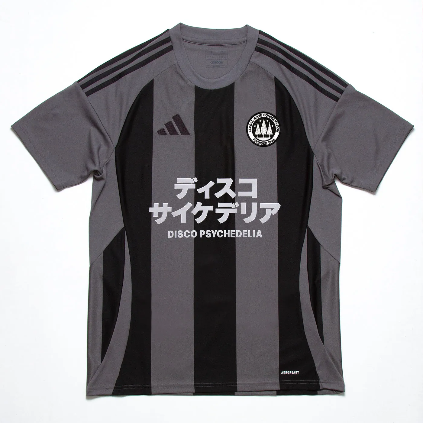 Disco Psychedelia FC Striped Club - Jersey - Grey/Black