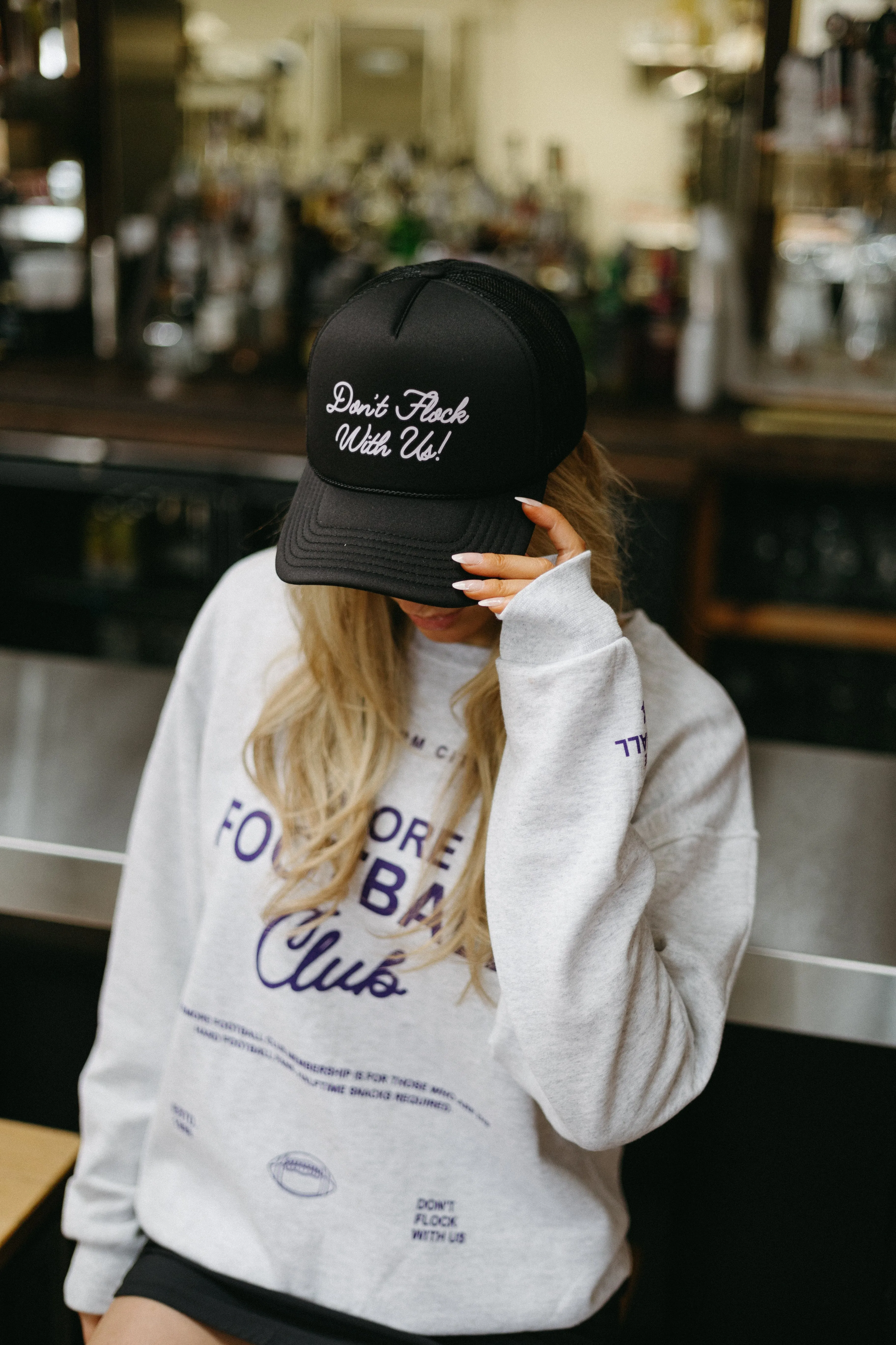 Don’t Flock With Us Trucker Hat By Brightside