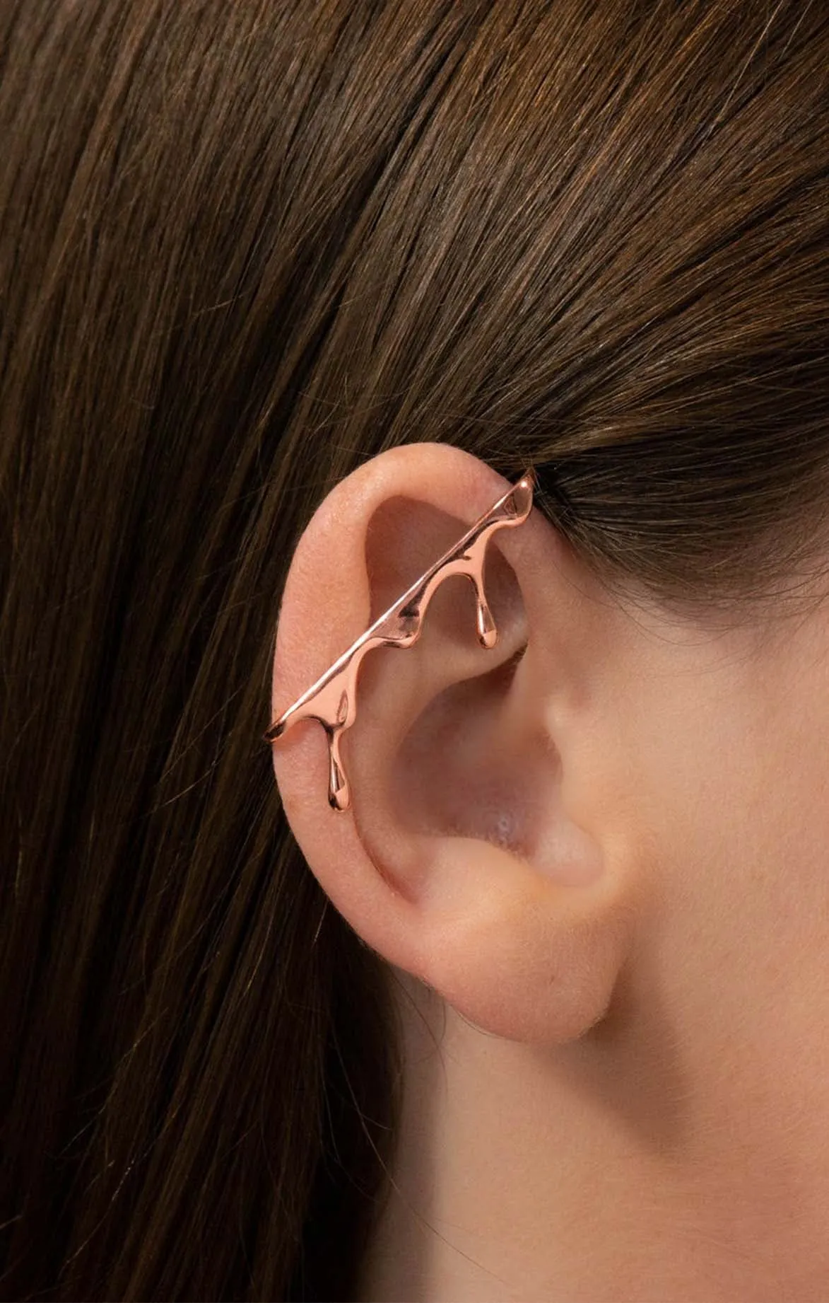 Dripping Effect Ear Bar Cuff