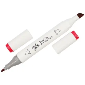 Dual Tip Art Marker Premium - Coral Red 12