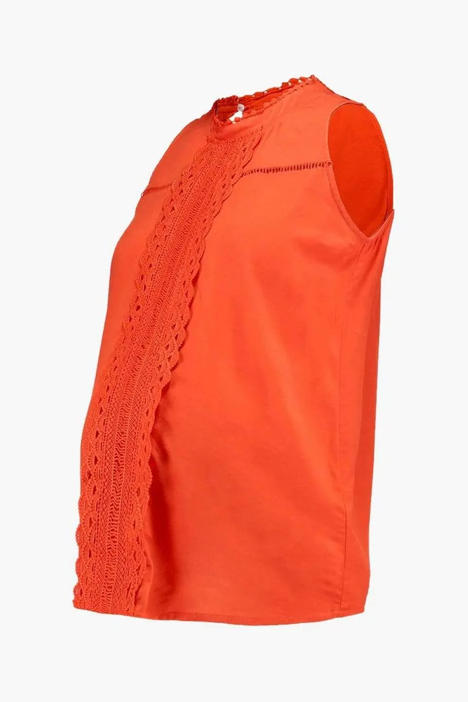 Edyth Nursing Top Tangerine