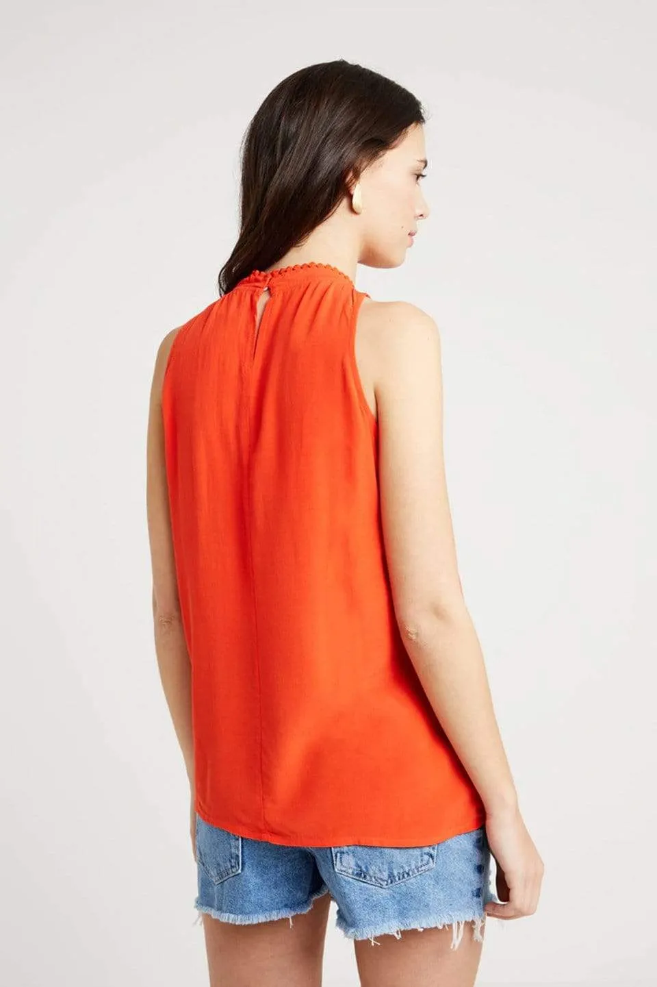 Edyth Nursing Top Tangerine