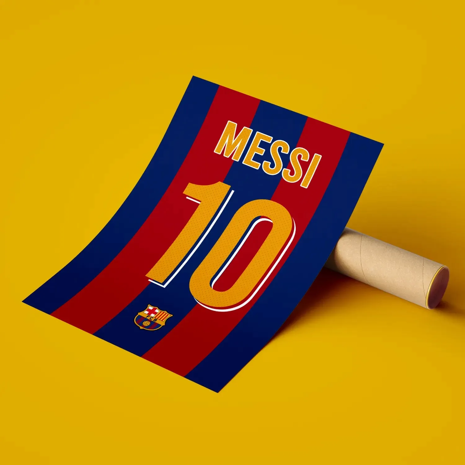 Footballer Messi Jersey Artwork