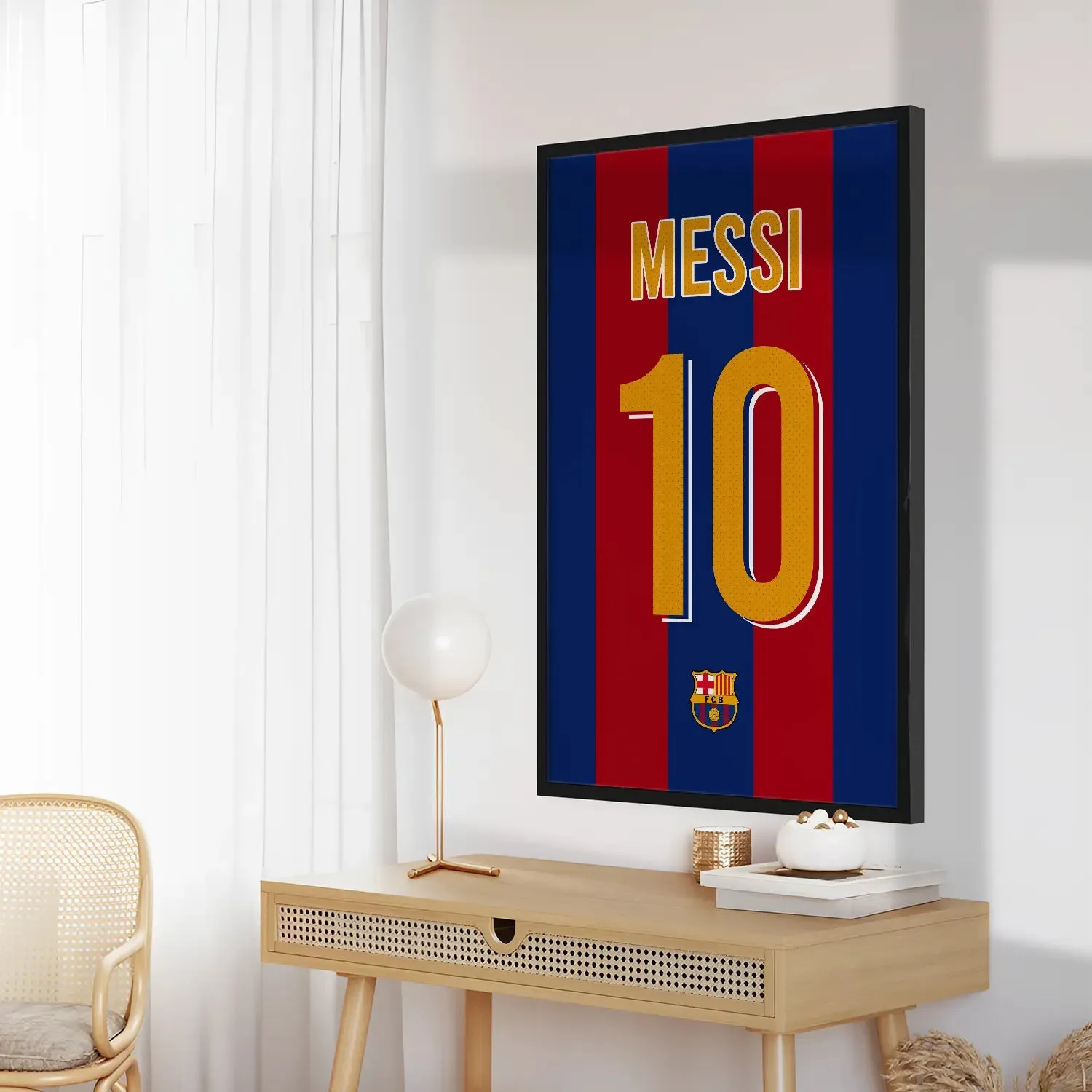 Footballer Messi Jersey Artwork