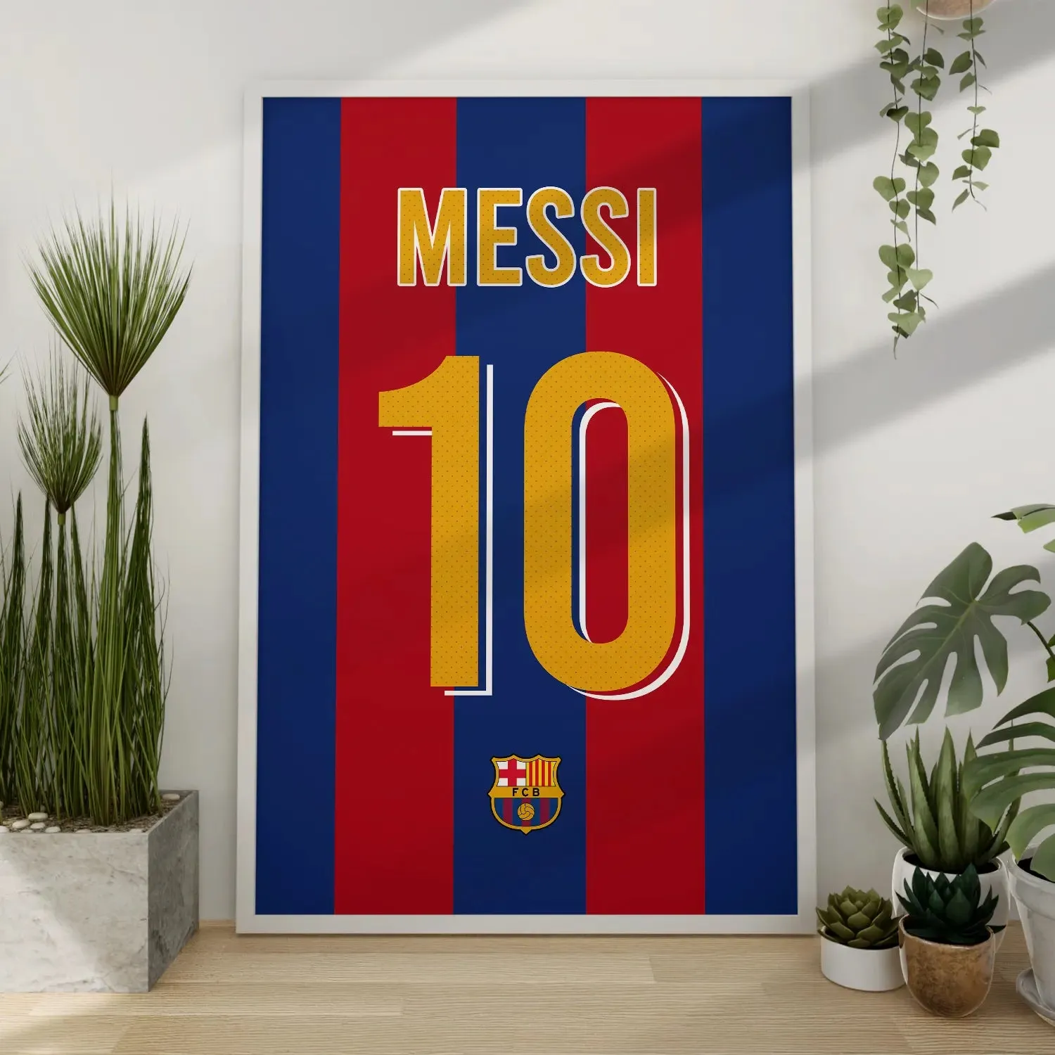 Footballer Messi Jersey Artwork