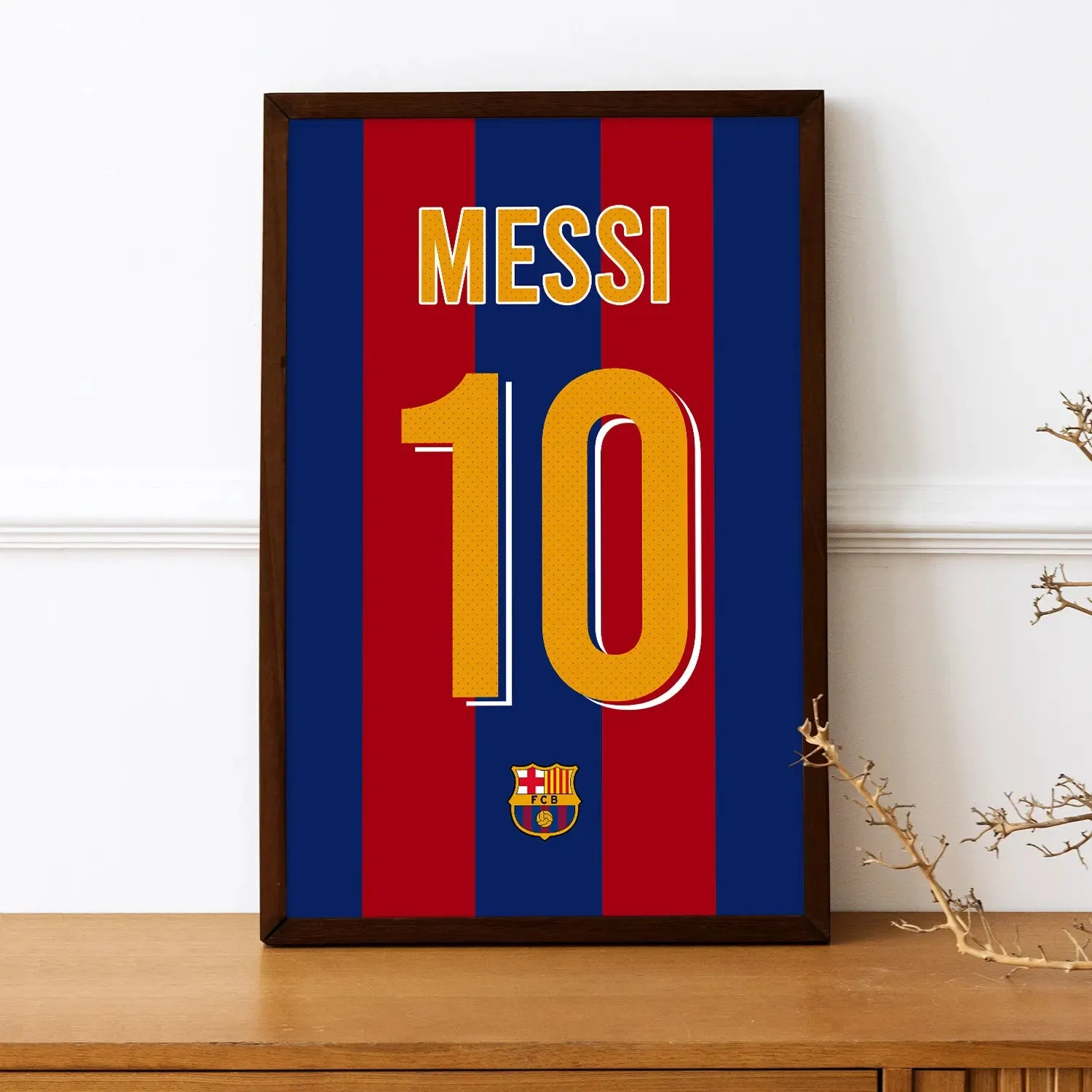 Footballer Messi Jersey Artwork