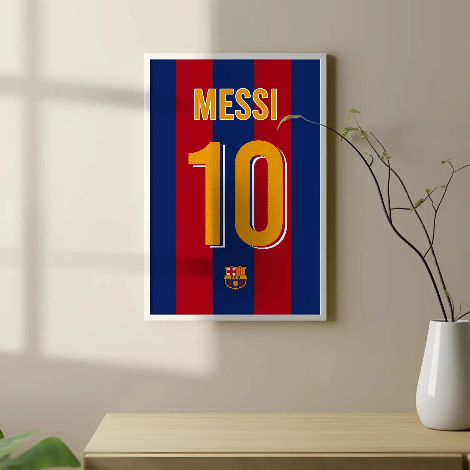 Footballer Messi Jersey Artwork