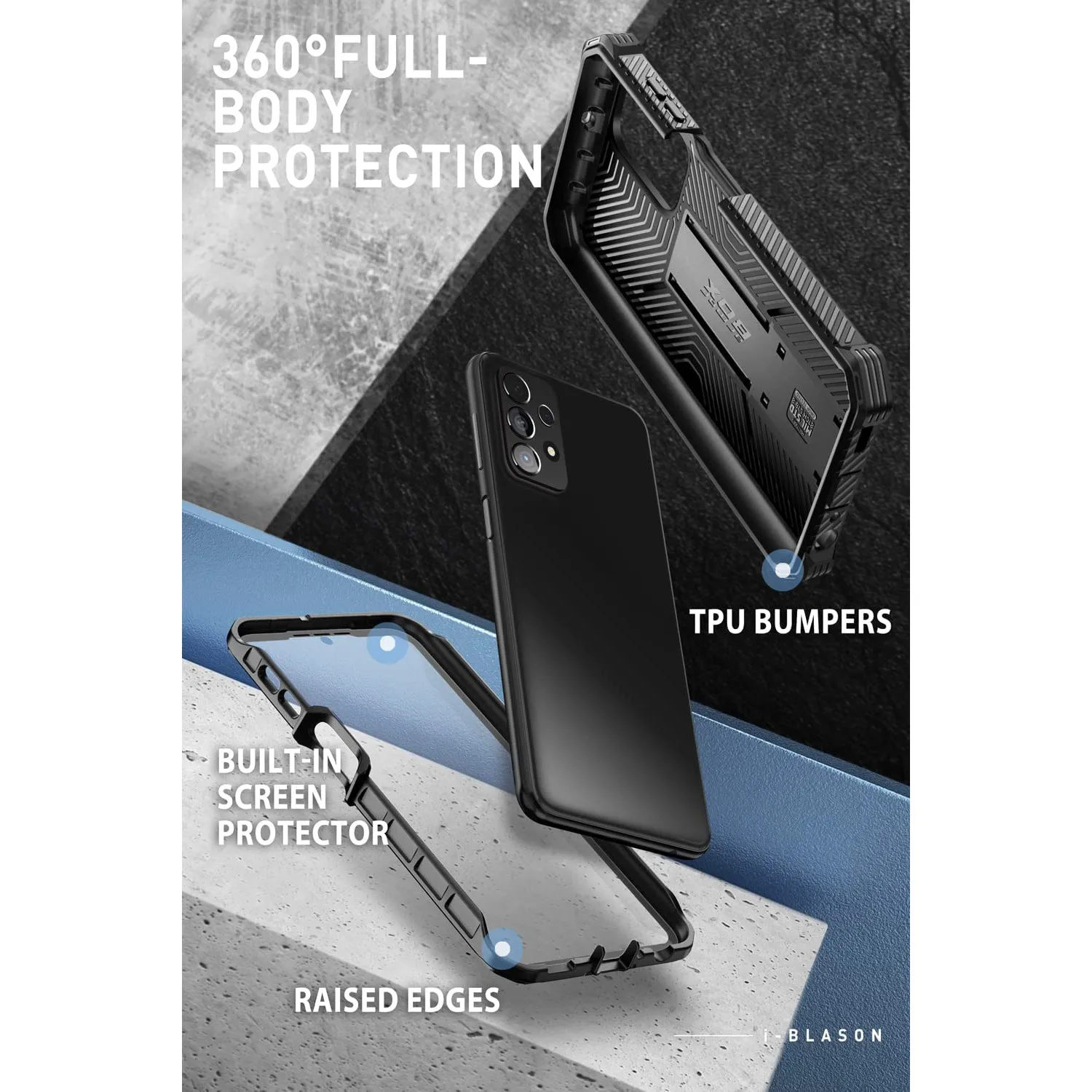 Galaxy A23 Armorbox Case - Black