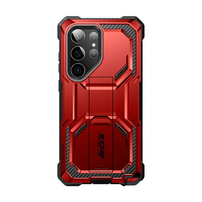 Galaxy S23 Ultra Armorbox Case - Metallic Red