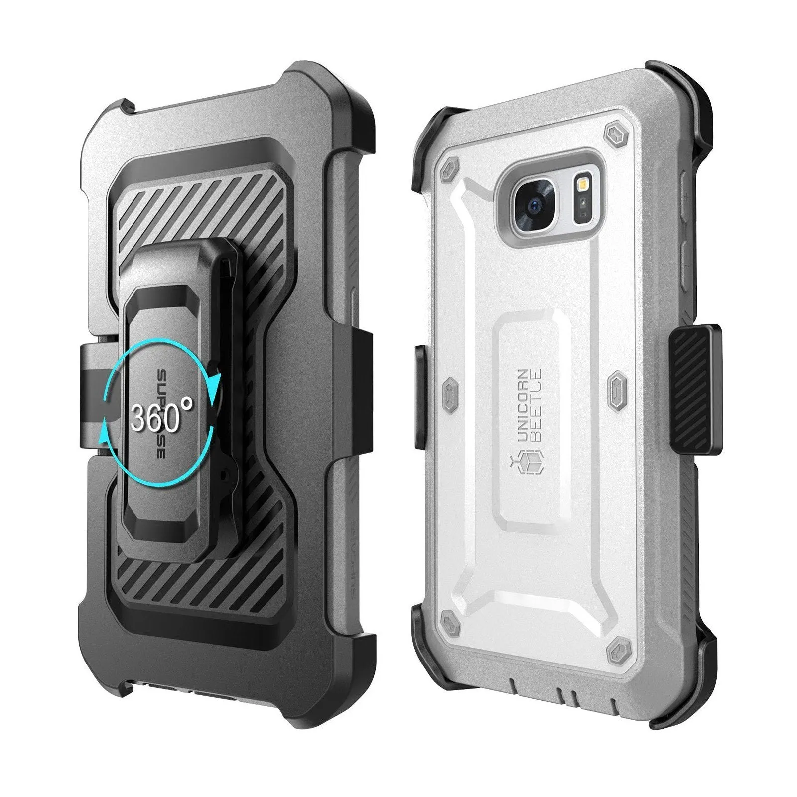 Galaxy S7 Unicorn Beetle Pro Full Body Rugged Holster Case-White