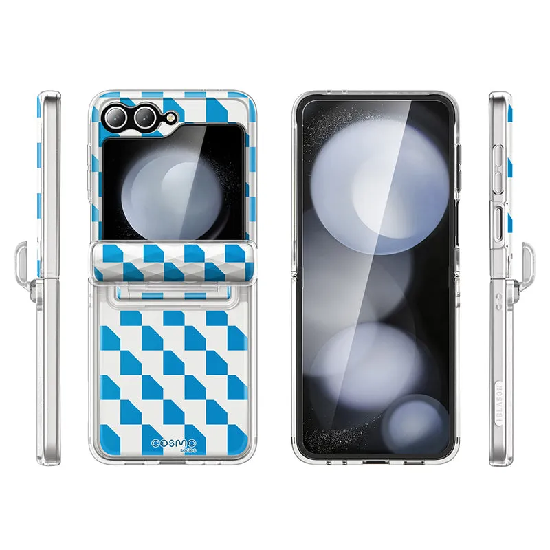 Galaxy Z Flip6 Cosmo - Blue Checker