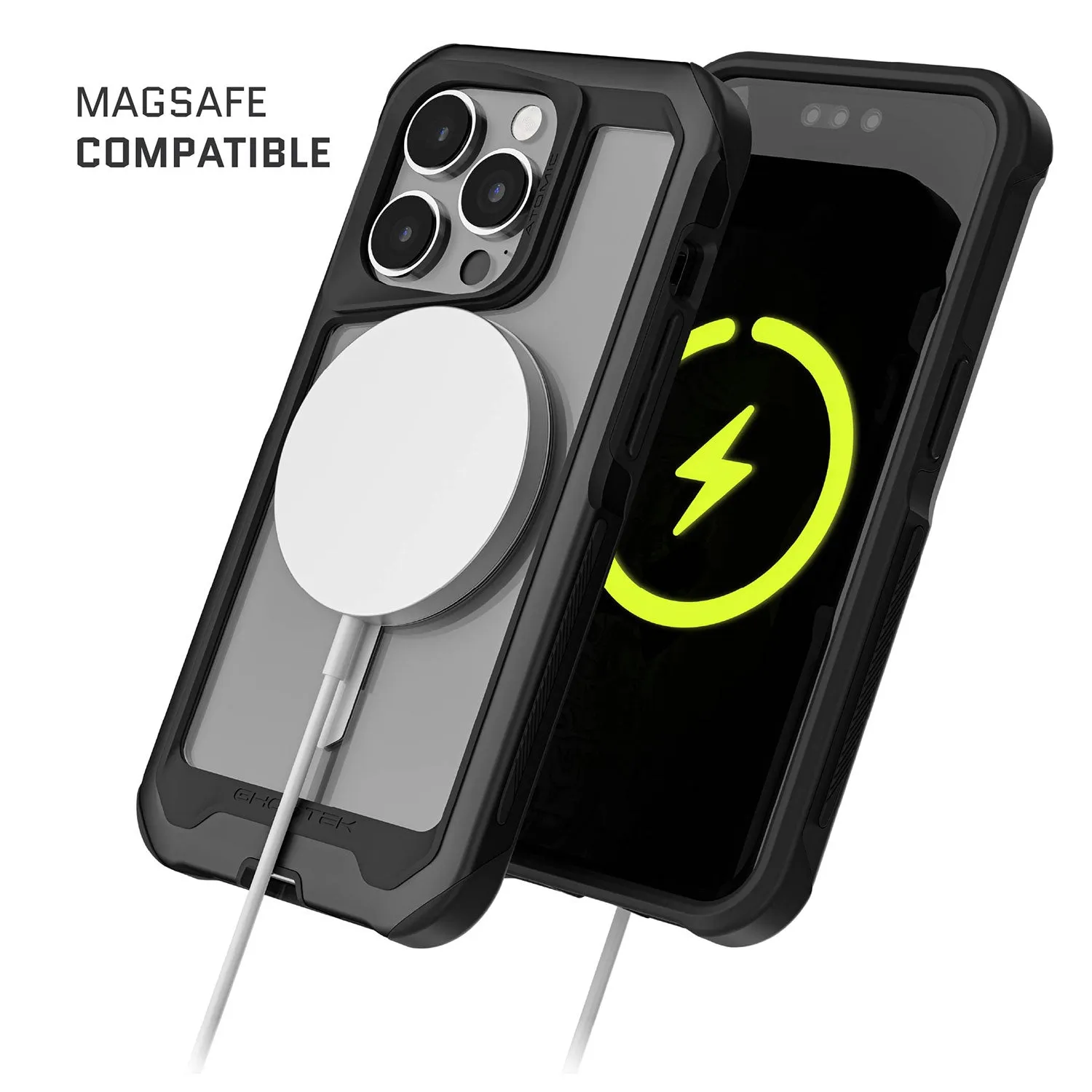 Ghostek iPhone 14 Pro Case Atomic Slim w/ Magsafe Black